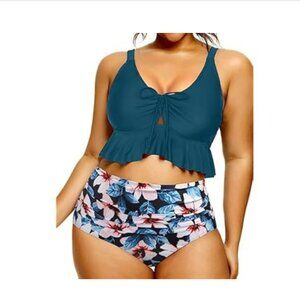Daci Teal Swim Top